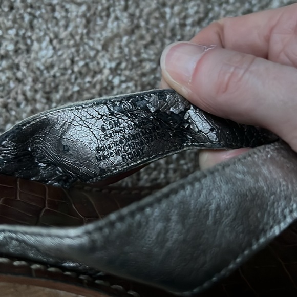 Sam Edelman Cork Wedge Heel Flip Flops, Size 36.5 - Picture 3 of 5